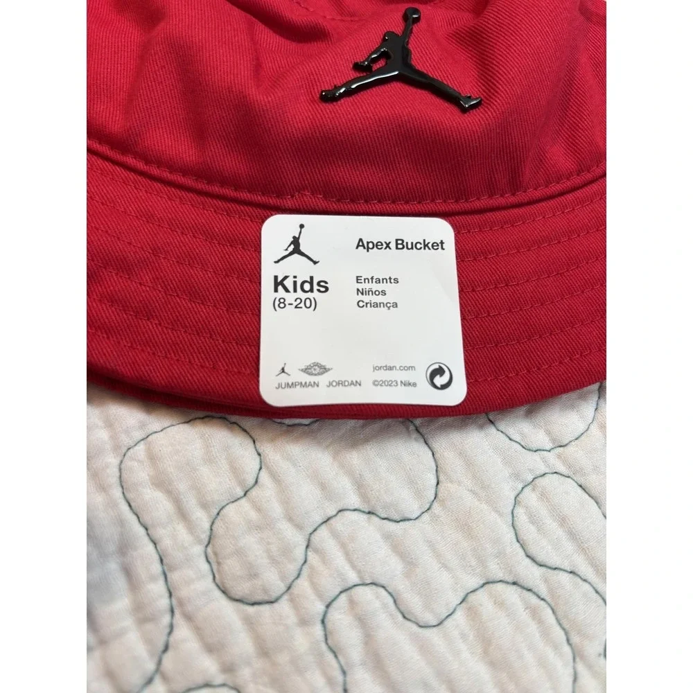 Jordan Kids‎ Bucket Hat Red Apex Size (8-20)